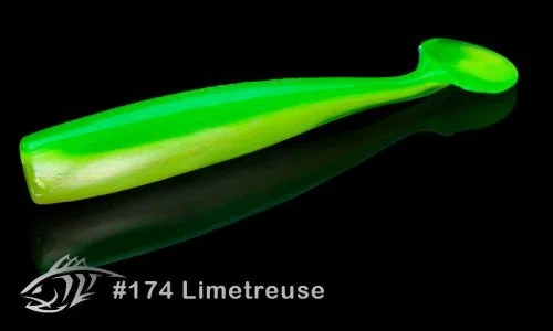Силиконовая приманка Lunker City 4.5" Shaker - 174 Limetreuse Виброхвост 4.5" SHAKER купить