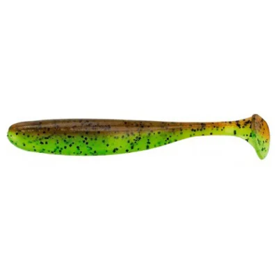 Приманка силиконовая Keitech Easy Shiner 4" #401 Green Pumpkin / Chartreuse купить