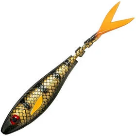 Приманка силиконовая Gator DeadBait 22см (1шт) #BlackPerch UV купить
