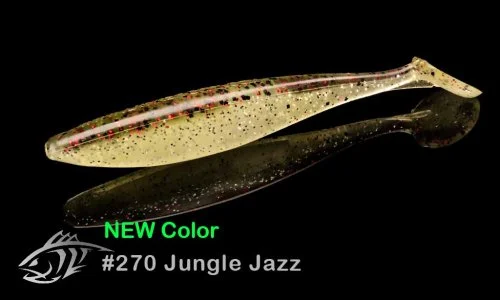 Силиконовая приманка Lunker City 3.75" SwimFish - 270 Jungle Jazz Виброхвост 3.75" SWIMFISH купить