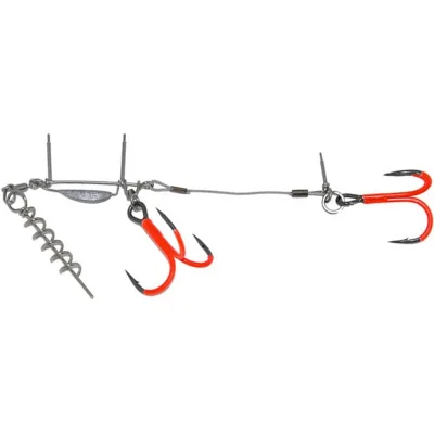 Оснастка стингер BKK для силикона BB Trigger 21-UVO (Stinger Rig) (A-EU-0119) #1/0 (1шт) купить