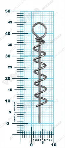 VD-SLBS45-3(5)Спираль Vido-Craft "SPRING LOCK BIG SIZE" 45 мм №3 5 шт/уп купить