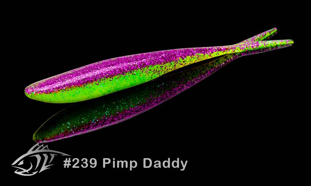 Силиконовая приманка Freaky Fish - 239 Pimp Daddy / 4.5" Слаги Freaky Fish купить для ловли хищной рыбы щуки, судака, окуня Силиконовая приманка Freaky Fish - 239 Pimp Daddy / 4.5" Слаги Freaky Fish купить