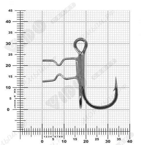 Тройник ST-36H "T-Treble Hooks", блистер 3 шт. 1/0 Vido Craft купить