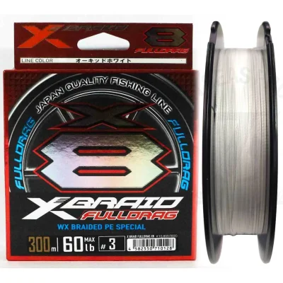 Шнур YGK X-Braid Fulldrag X8 300m #6.0-100lb купить