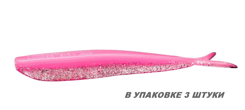 Силиконовая приманка, слаг Lunker City 10" Fin-S Fish - 56 Bubblegum Ice Слаги Fin-S Fish 10" купить для ловли хищной рыбы щуки, судака, окуня Силиконовая приманка, слаг Lunker City 10" Fin-S Fish - 56 Bubblegum Ice Слаги Fin-S Fish 10" купить