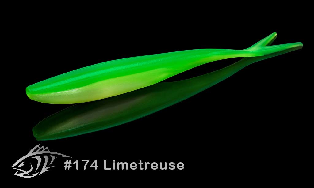 Силиконовая приманка Freaky Fish - 174 Limetreuse / 4.5" Слаги Freaky Fish купить для ловли хищной рыбы щуки, судака, окуня Силиконовая приманка Freaky Fish - 174 Limetreuse / 4.5" Слаги Freaky Fish купить