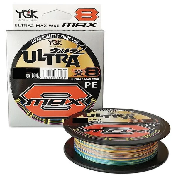 Шнур YGK X-Braid Ultra Max WX8 150m #1.2-10.8kg купить Шнур YGK X-Braid Ultra Max WX8 150m #1.2-10.8kg купить