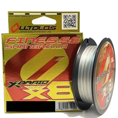 Шнур YGK X-Braid Olltlos PE WX8 Finesse Shangrilla 100m #0.6-14lb купить