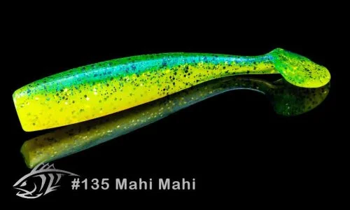 Силиконовая приманка Lunker City 6" Shaker - 135 Mahi Mahi Виброхвост 6" SHAKER купить