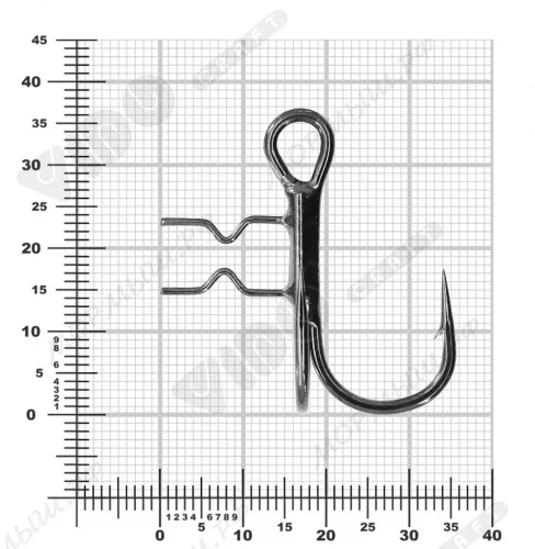 Тройник ST-36H "T-Treble Hooks", блистер 3 шт. 2/0 Vido Craft купить