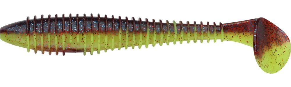 Приманка силиконовая Keitech Swing Impact FAT 7.8" #EA15 Grape Chart Red FLK Keitech Swing Impact FAT 7.8" купить для ловли хищной рыбы щуки, судака, окуня Приманка силиконовая Keitech Swing Impact FAT 7.8" #EA15 Grape Chart Red FLK купить