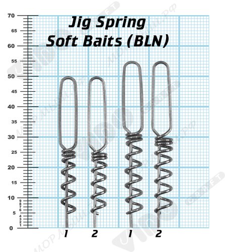 Спираль JIG SPRING SOFT BAITS 50 мм № 2, 5 шт/уп купить Спираль JIG SPRING SOFT BAITS 50 мм № 2, 5 шт/уп купить
