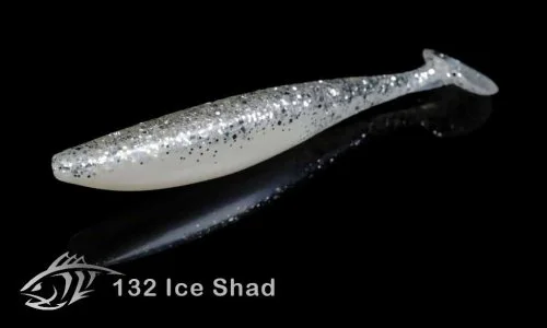 Силиконовая приманка Lunker City 5" SwimFish - 132 Ice Shad Виброхвост 5" SWIMFISH купить