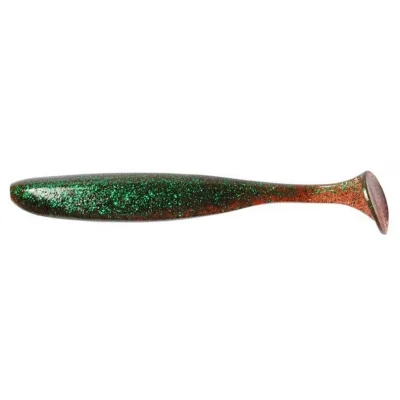 Приманка силиконовая Keitech Easy Shiner 4" #302 Plum Green FLK. Keitech Easy Shiner 4" купить для ловли хищной рыбы щуки, судака, окуня Приманка силиконовая Keitech Easy Shiner 4" #302 Plum Green FLK. купить