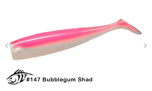 Силиконовая приманка Lunker City 4.5" Shaker - 147 Bubblegum Shad Виброхвост 4.5" SHAKER купить для ловли хищной рыбы щуки, судака, окуня Силиконовая приманка Lunker City 4.5" Shaker - 147 Bubblegum Shad Виброхвост 4.5" SHAKER купить
