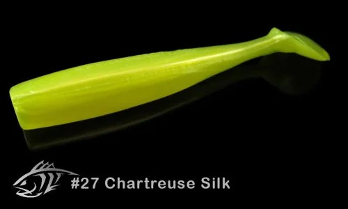Силиконовая приманка Lunker City 6" Shaker - 27 Chartreuse Silk Виброхвост 6" SHAKER купить
