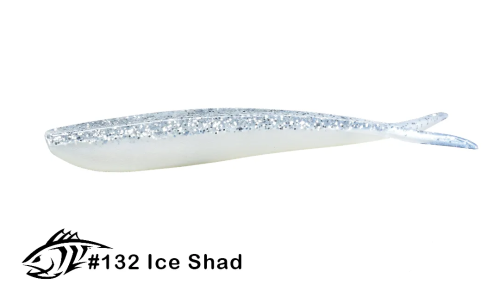 Силиконовая приманка, слаг Lunker City 10" Fin-S Fish - 132 Ice Shad Слаги Fin-S Fish 10" купить