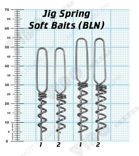 Спираль JIG SPRING SOFT BAITS 50 мм № 1, 5 шт/уп купить Спираль JIG SPRING SOFT BAITS 50 мм № 1, 5 шт/уп купить