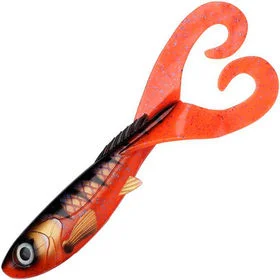 Приманка мягкая Abu Garcia Beast Twintail 21cm #Red Tiger купить