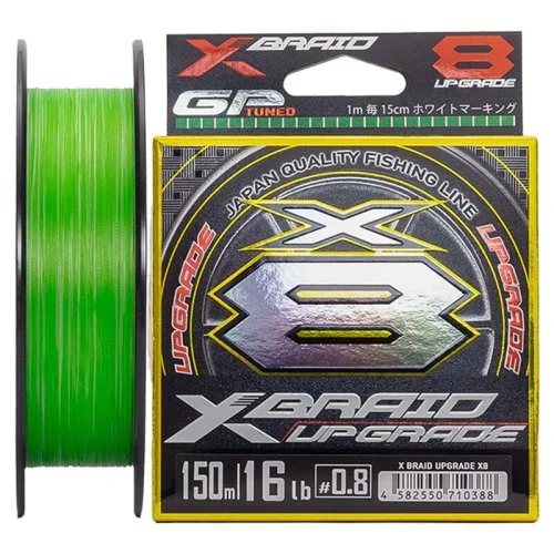 Шнур YGK X-Braid Upgrade X8 All Green 300m #1.2-25lb купить