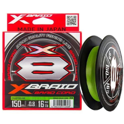 Шнур YGK X-Braid Braid Cord X8 150m #6.0-80lb купить Шнур YGK X-Braid Braid Cord X8 150m #6.0-80lb купить