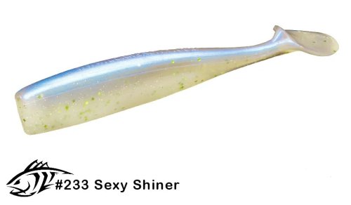 Силиконовая приманка Lunker City 4.5" Shaker - 233 Sexy Shiner Виброхвост 4.5" SHAKER купить
