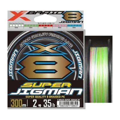 Шнур YGK X-Braid Super Jigman X8 200m #2.0-35lb купить